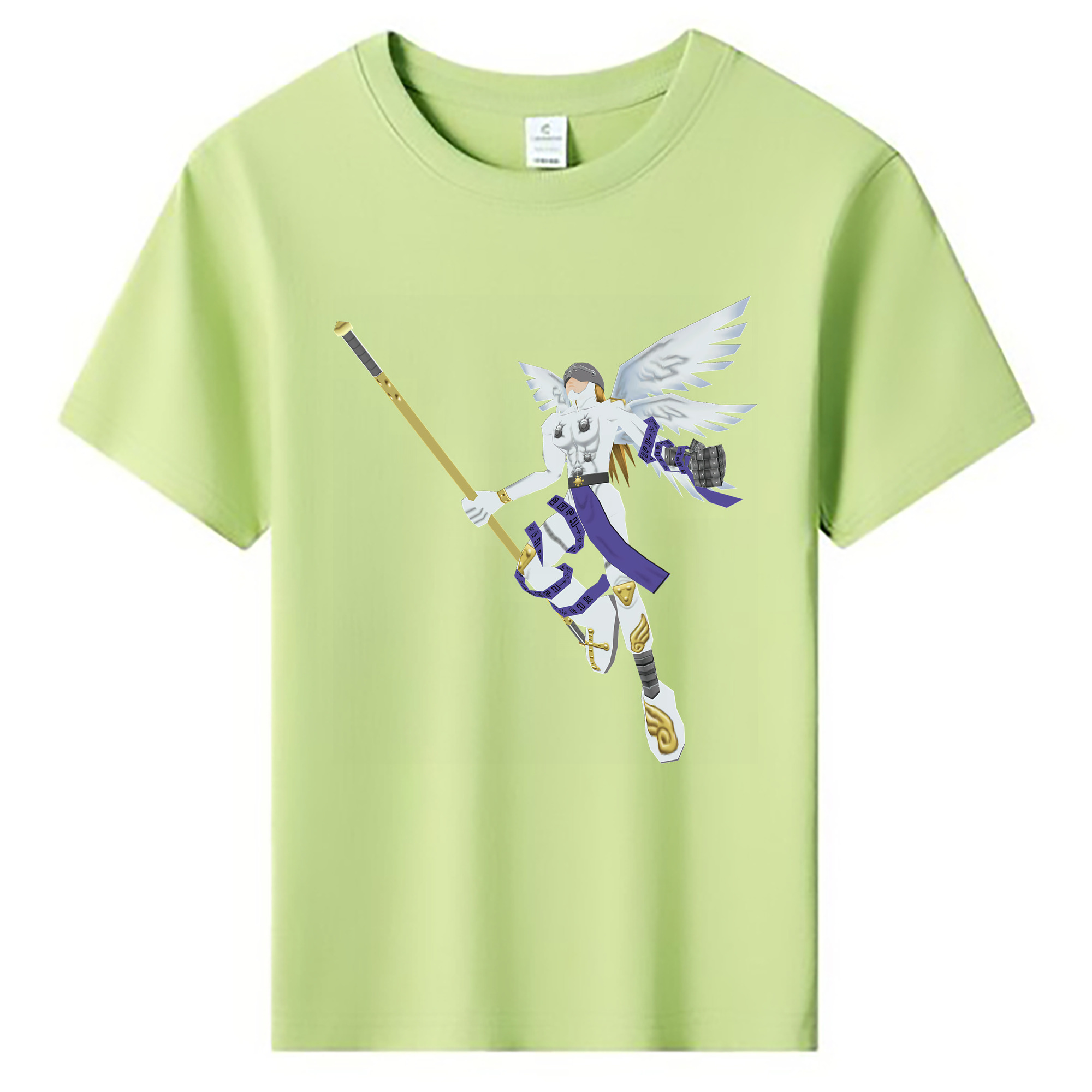 （画像用） Digimon デジタルモンスター/デジモン 綿100％キッズTシャツ（フロントプリント）